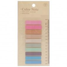 Закладка з лінійкою 2 в 1 "stick Notes" Р80-1 різнокольорові