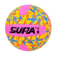 М'яч волейбольний MS 3883(Pink) діаметр 21,3 см, ПВХ, 260-280 грам