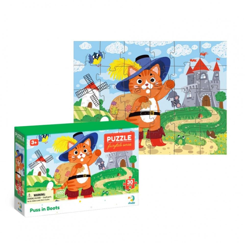Дитячий пазл "Кіт у чоботях" DoDo Toys 300693, 30 елементів