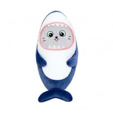 Дитяча м'яка іграшка "Кіт в костюмі акули" K15252, розмір 25 см