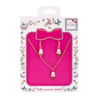 Біжутерія дитяча 2 в 1 Ice-Cream Fashion T24607 сережки + підвіска