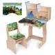 Дитяча Парта N 2071-13-3 дерево, зі стільчиком