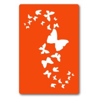 Трафарет для біо-тату Метелики bx002-15*20см, розмір 15х20 см