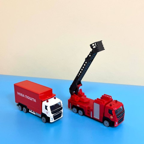 Автомодель дитяча "VOLVO" Пожежна машинка TechnoDrive 250302 зі стрілою