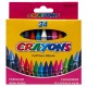 Набір воскових кольорових олівців Crayons 8496-24B 24 кольори