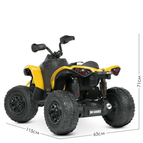 Дитячий електромобіль Квадроцикл Bambi M 5001EBLR-6 Жовтий