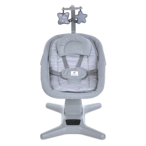 Заколисуючий центр-шезлонг 8303 таймер, москітна сітка, музика