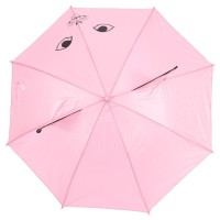 Дитяча парасолька-тростина з вушками SY-13(Pink) 60 см