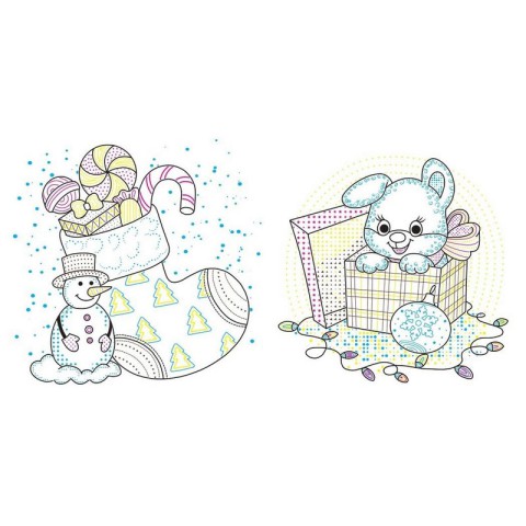 Розмальовка дитяча "Подарунки" 1806005, 12 сторінок