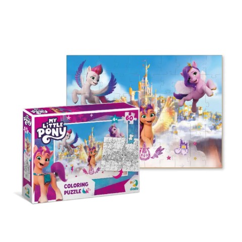 Дитячі Пазли 2 в 1 My Little Pony "Пригоди у палаці" DoDo 200135 60 елементів