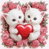 Алмазна мозаїка "Мурлики" ZAV1818-27, 18х18 см