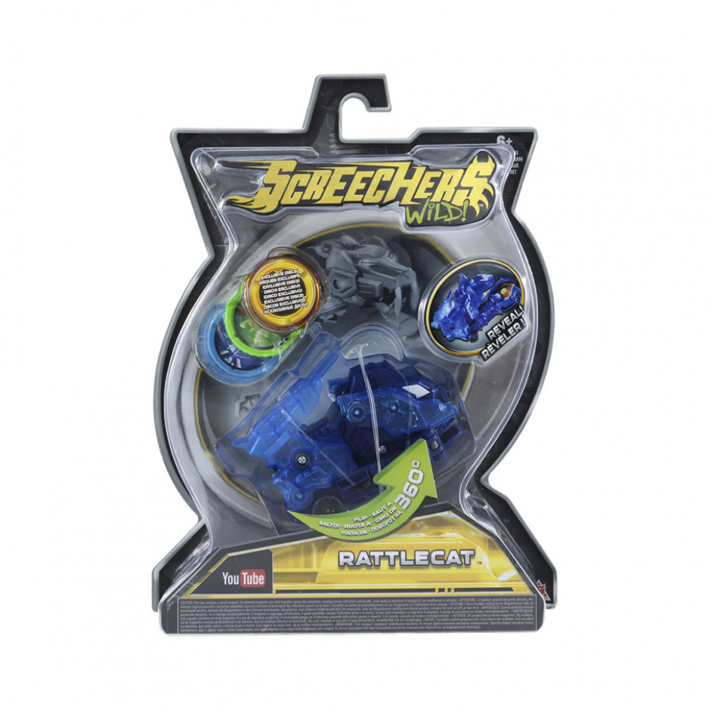 Машинка-трансформер Реттлкет Screechers Wild! L 2 EU683120