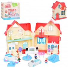 Дитячий ігровий будиночок "Мій улюблений будиночок" WD-932C, меблі, звук, світло Дитячий ігровий будиночок "Мій улюблений будиночок" WD-932C, меблі, звук, світло