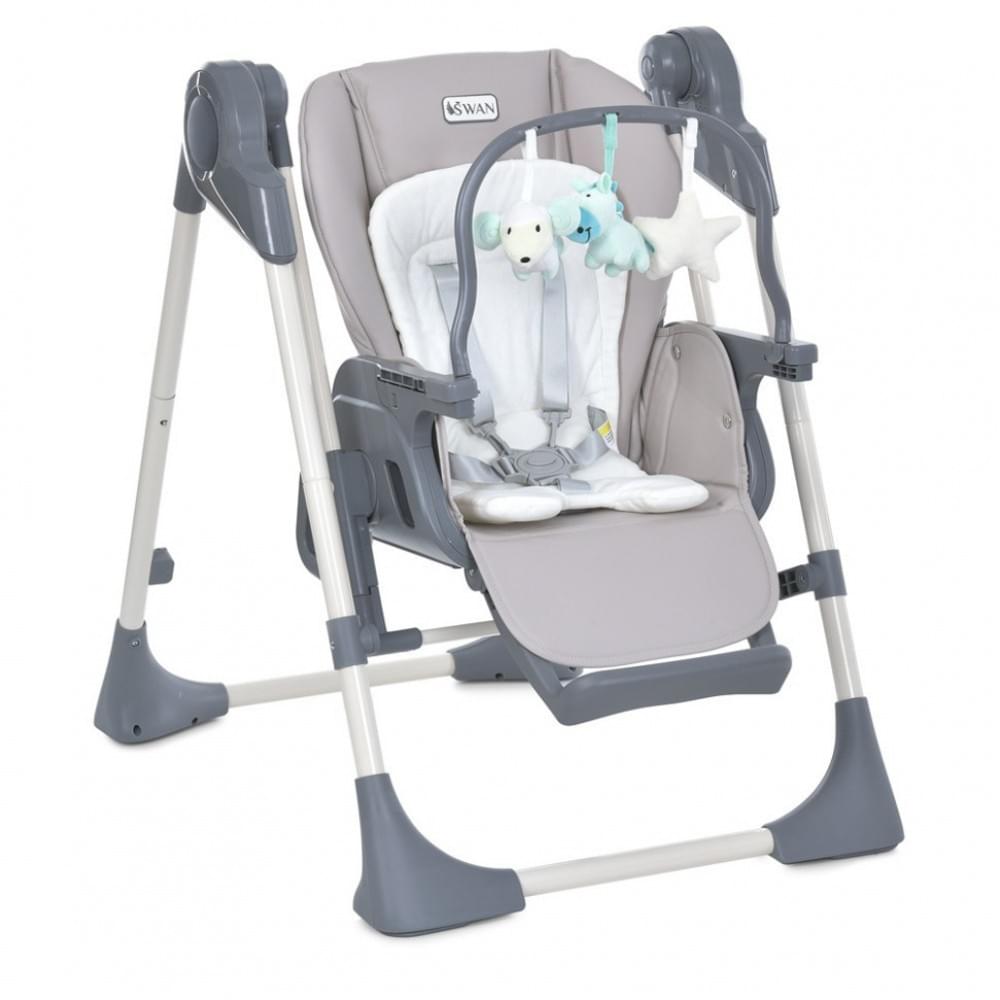 Стільчик-гойдалка для годування SWAN ME 1087-G Latte