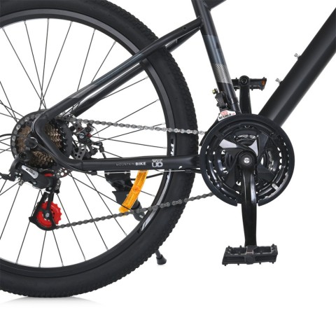 Велосипед SKD75 MTB 2605-1, 26 дюймів, сталева рама 16 Sunrun 24SP чорний