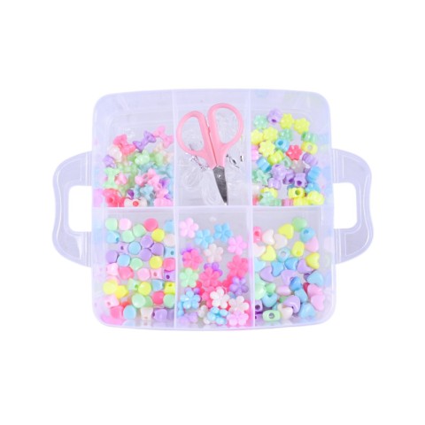 Набір бісеру для творчості 330-148/149 триповерховий бокс, мікс