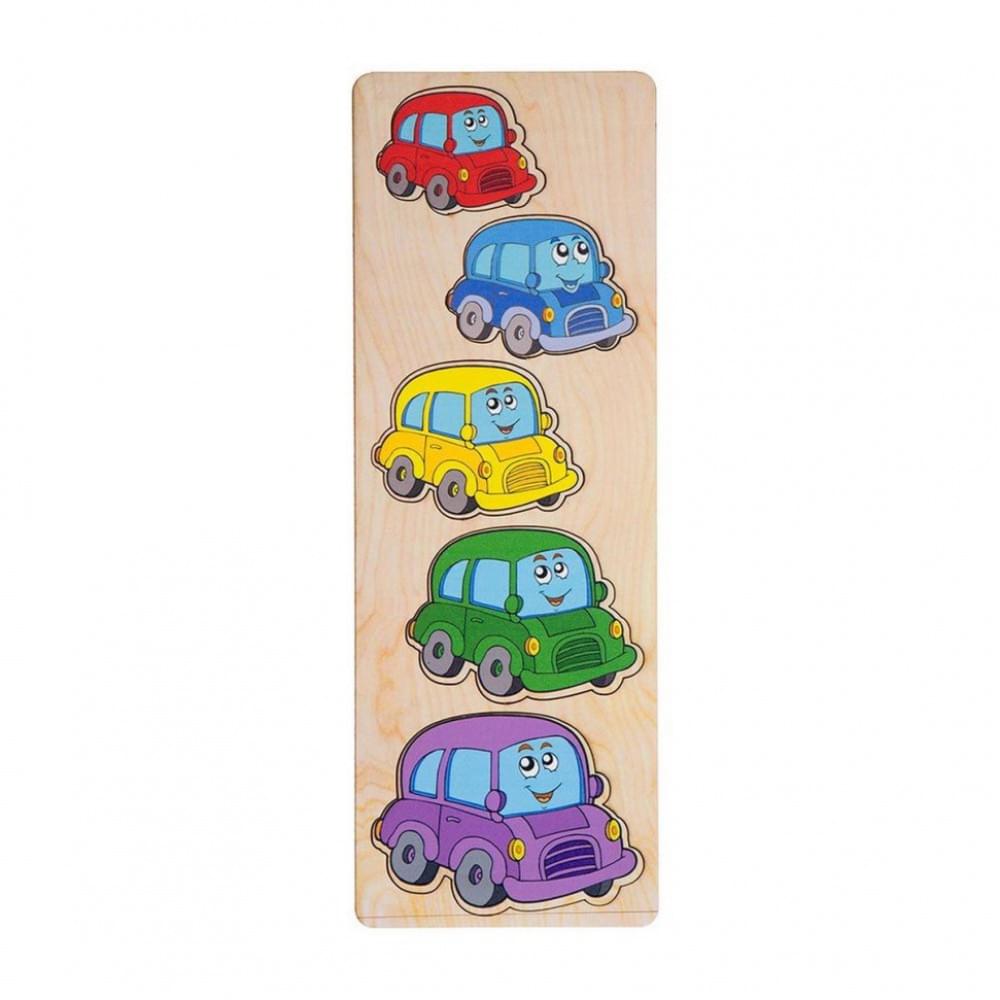 Настільна гра-сортер "Машинки" Ubumblebees (ПСД066) PSD066 більше-менше