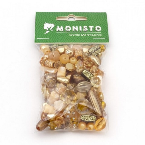 Декоративні намистинки для творчості Бомбей Dom Busin УТ100014223 в упаковці 135 шт