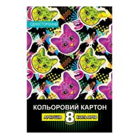 Набір кольорового одностороннього картону АП-1121-1
