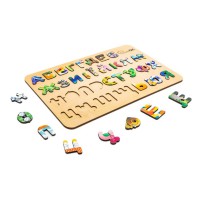 Дитячий дерев'яний сортер А3 Абетка АртA3-30273