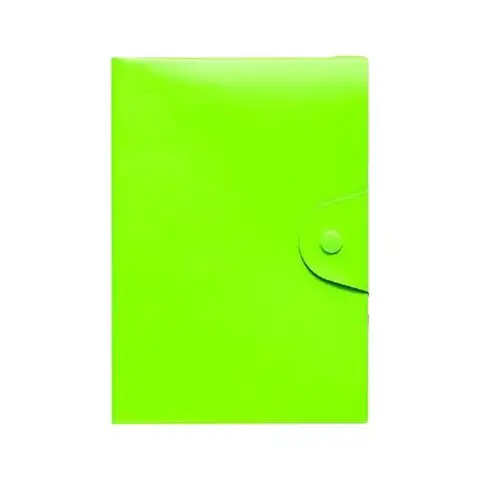 Блокнот А6 на кнопці 5901-3Х клітинка 80 аркушів 11х16 см Зелений