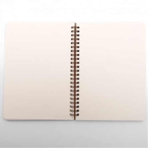 Блокнот "Монстера" еко крафт-картон 11119-Т-KR А5 на пружині