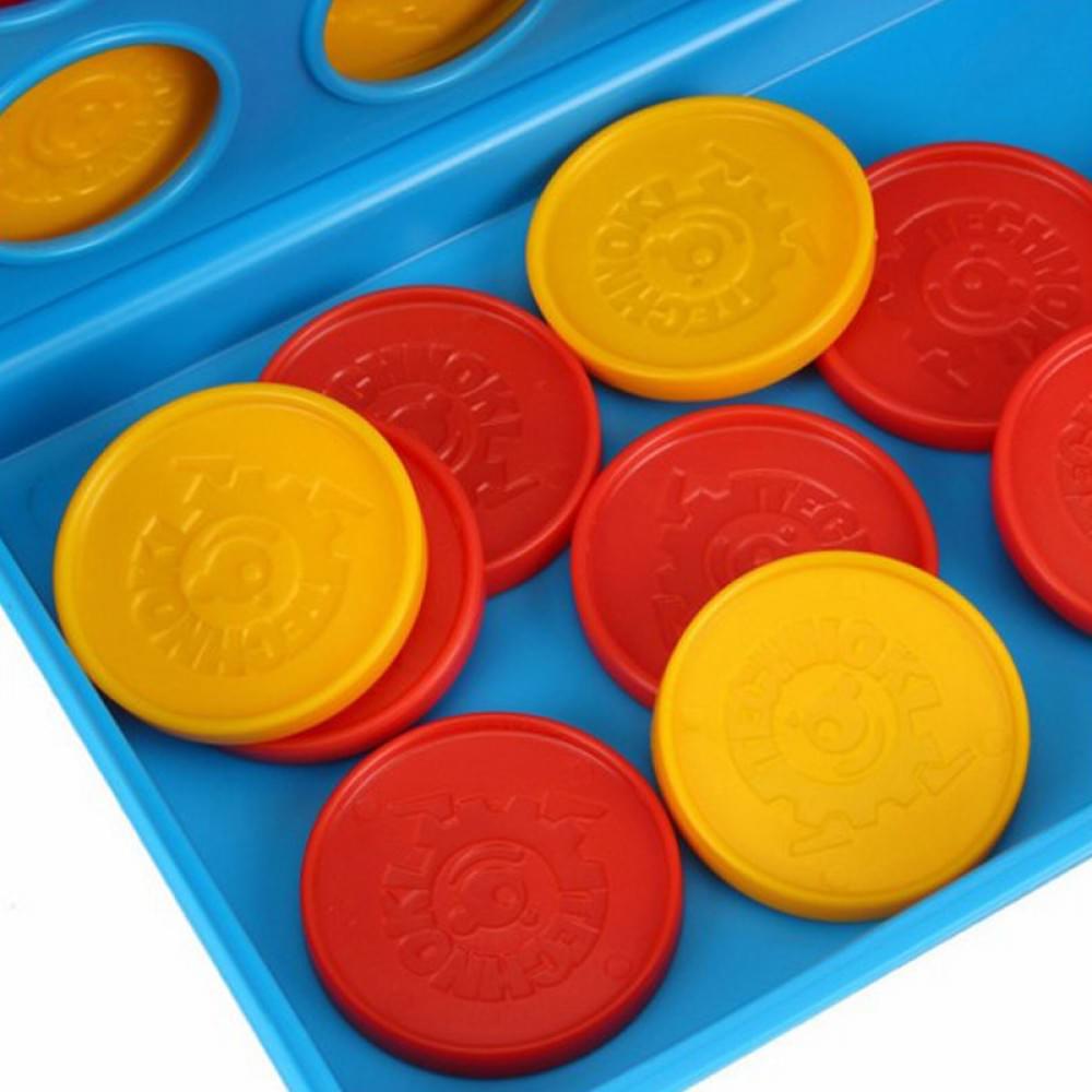 Дитяча настільна гра "Чотири в ряд" 9734TXK 42 фішки, 2 гравці