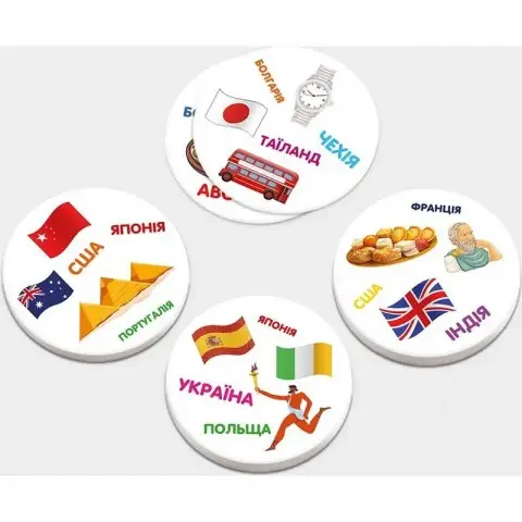 Настільна гра серії Гра Хто кого? "Змагання: країни і міста" 158504