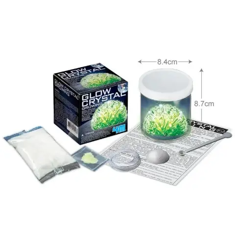 Набір для вирощування кристалів 4M 00-03918/EU серія Crystal Growing, світяться