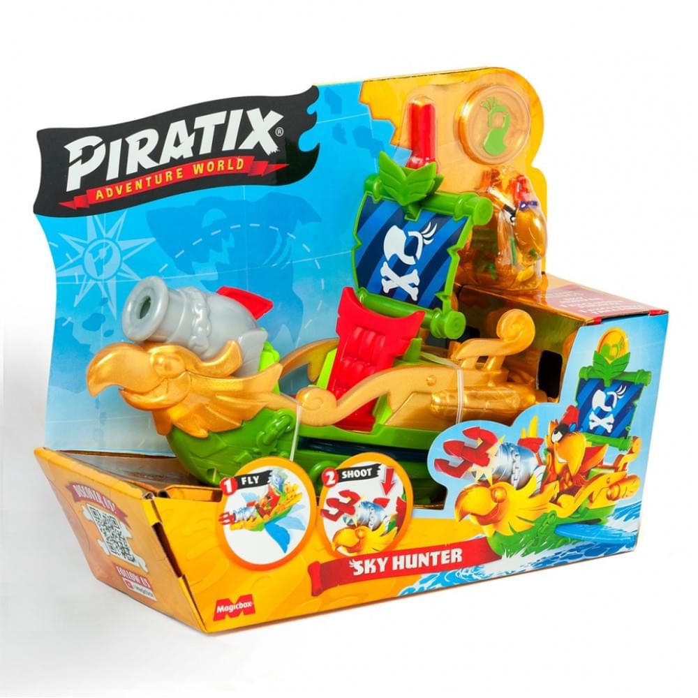 Дитячий іграшковий набір з фігурками "Піратський корабель Небесний мисливець" PIRATIX PPXSP114IN10