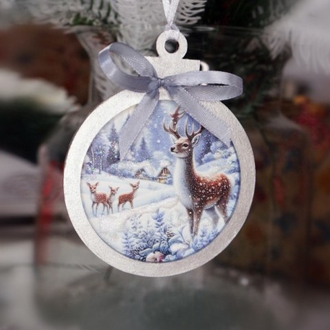 Творчий набір для створення 3-х ялинкових прикрас "Winter Forest" FDCKW-052