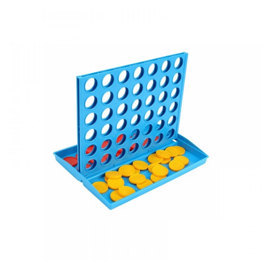 Дитяча настільна гра "Чотири в ряд" 9734TXK 42 фішки, 2 гравці