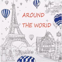 Розмальовка антистрес "Around the world" 12 листів GDM-008