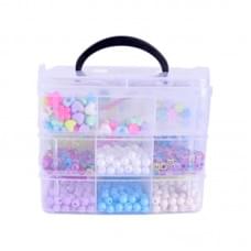 Набір бісеру для творчості 330-148/149 триповерховий бокс, мікс