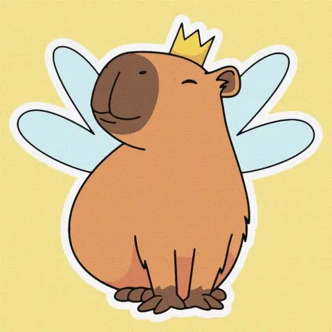 Картина за номерами "Капібара-фея" ©art_selena_ua KHO6748, 30х30 см