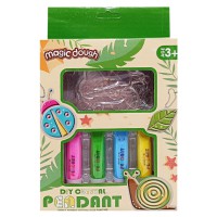 Набір для творчості "Magic dough" 5040-43-50(Green) форми для брелків, стрази, фарби