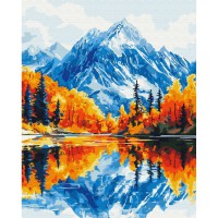 Картина за номерами "Осінь у горах" BS54178, 40х50 см