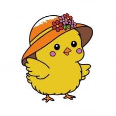 Дитяча розмальовка пальчиковими фарбами "Модна ципа" 15631-AC 25х25 см