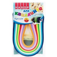 Набір паперу кольорового для квілінгу "Море" Kvil-more-5mm-30cm