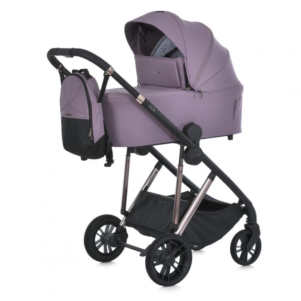 Дитяча універсальна коляска 2 в 1 COIL ME 1190 Grape Pink
