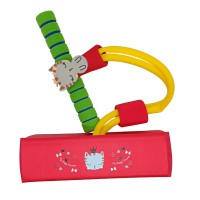 Дитячий джампінг 67942(Red) підсвічування, пискавка