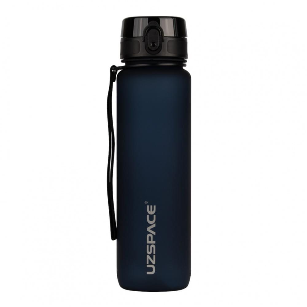 Пляшка для води UZSPACE 3038(Dark-Blue) 1000 мл, темно-синя
