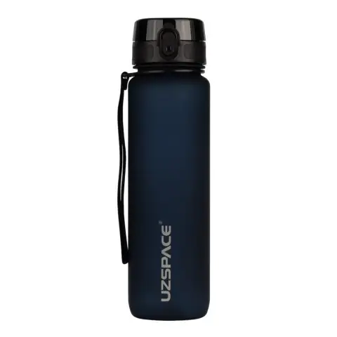 Пляшка для води UZSPACE 3038(Dark-Blue) 1000 мл, темно-синя
