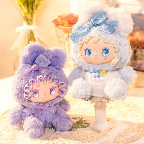 Колекційна м'яка іграшка з кільцем "Зайчики" POP TOP Lucky Emma MJ-000090 серії "Lovely Emma"