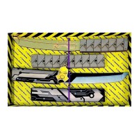 Набір дерев'яних сувенірних ножів SO-2 "TANTO ТРАНЗИСТОР & TANTO ЯКУДЗА GOLD" SO2-8-B