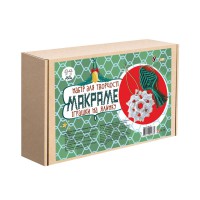Набір для творчості Макраме "Іграшки на ялинку" Умняшка М-005 набір для 2 іграшок