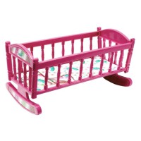 Ліжечко для ляльок Барбі S0013 ліжечко-качалка S0013(Pink)