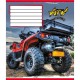 Зошит учнівський "Квадроцикли" 012-510232C-1 в косу лінію, 12 аркушів