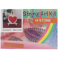 Дитячий набір для творчості стринг-арт "Серце" YG0115(28276) дерев'яна основа