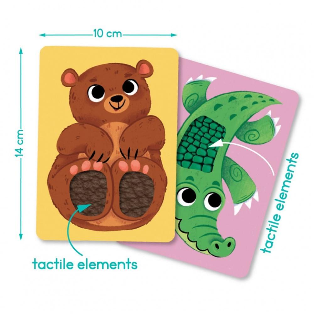 Набір карток з тактильними елементами "Малюки тварин" 301230